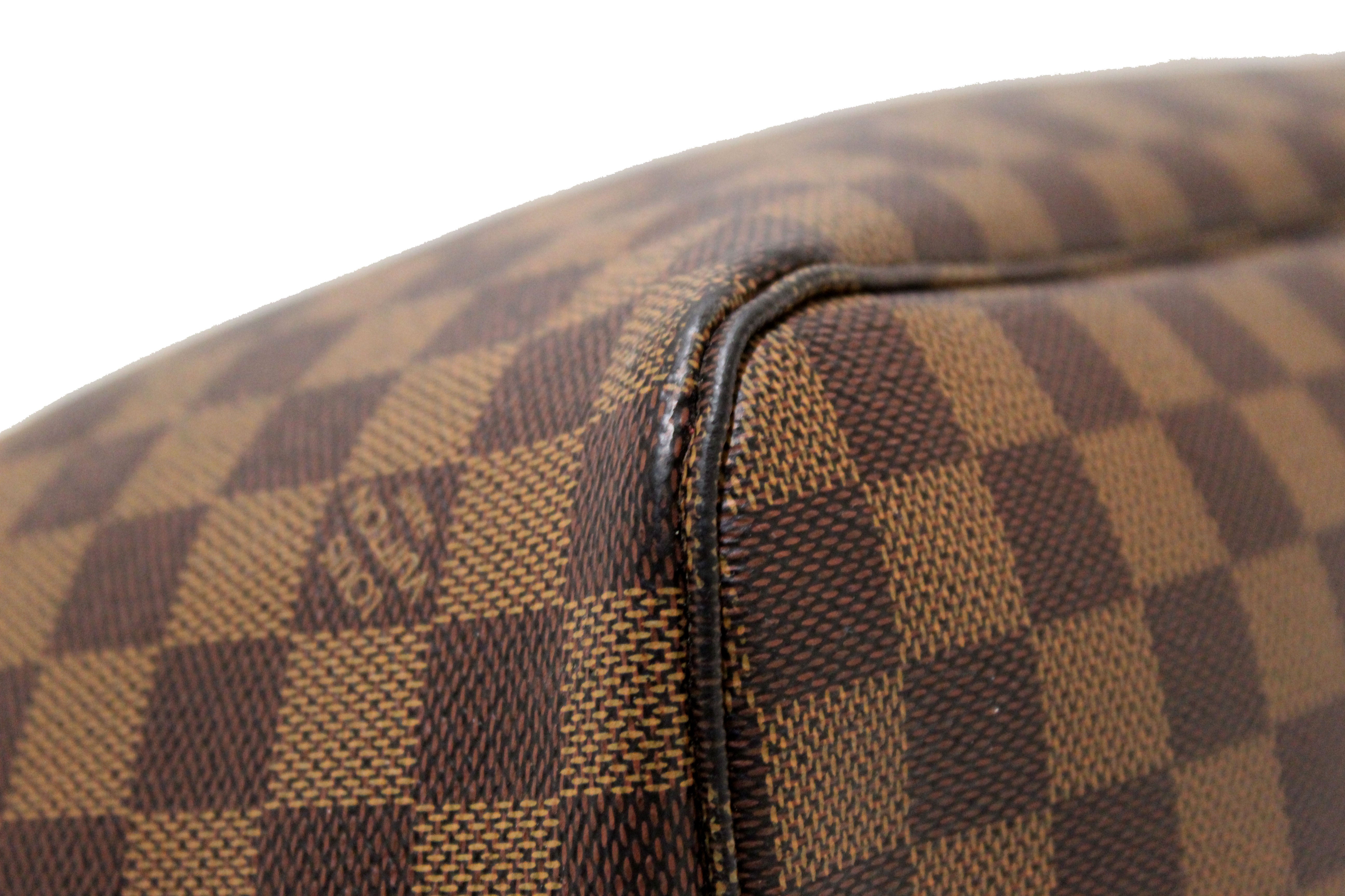 Authentic Louis Vuitton Damier Ebene Neverfull MM Shoulder Bag - Luxury Tote for Women, Perfect for Work, Travel & Shopping | Premium Designer Handbag