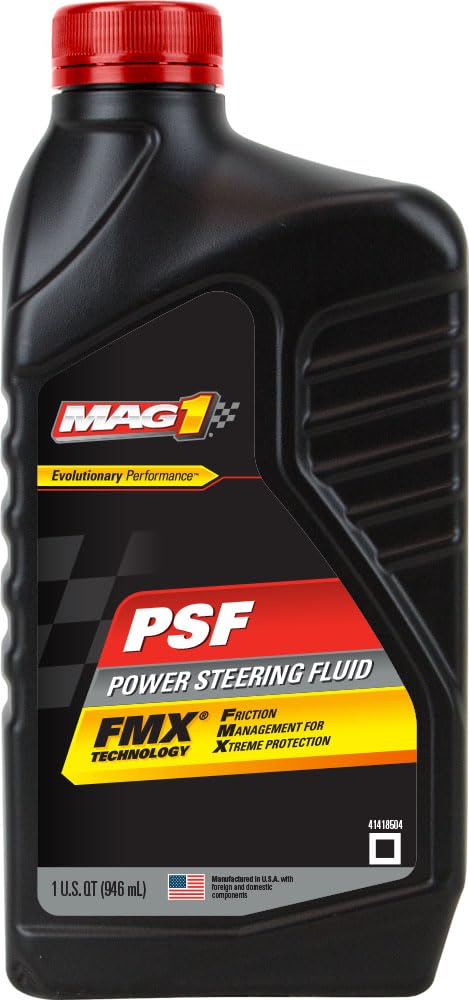 High-Quality 00810 Power Steering Fluid - 1 Quart for Smooth Steering Performance | Compatible with Most Vehicles | Ideal for Car Maintenance & Fluid Replacement