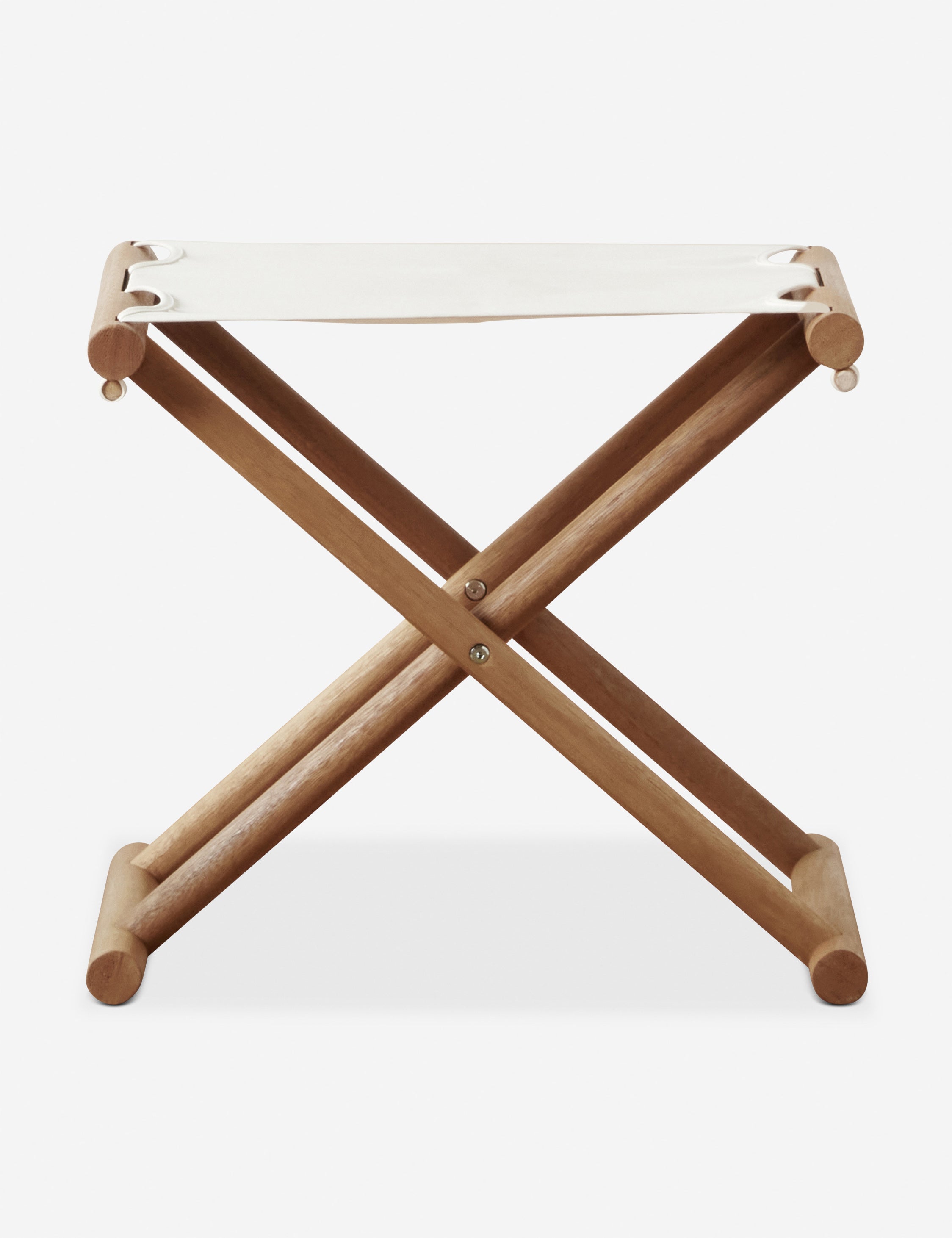 Gambel Indoor Outdoor Stool - Lightweight Portable Folding Stool for Camping, Picnics, Beach, and Home Use