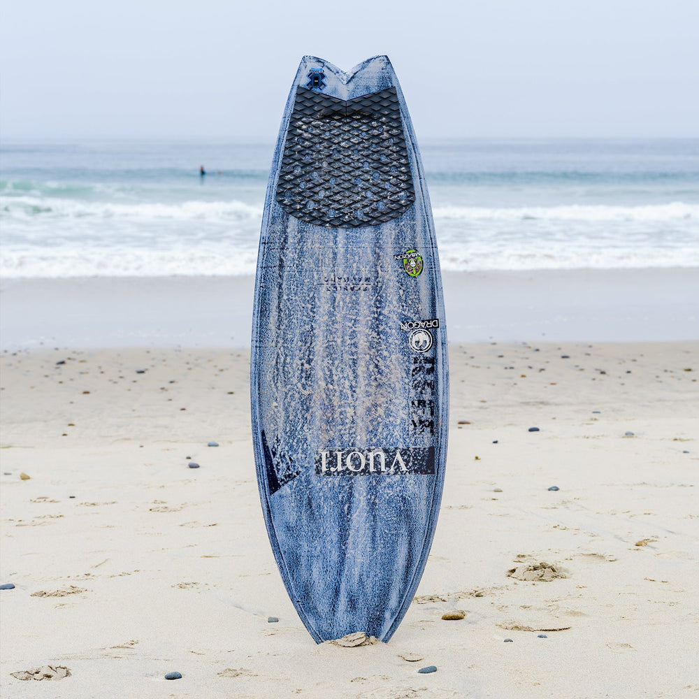Machado Seaside 5'4 Surfboard - Helium Black with Futures Fins - Perfect for Small Waves & Summer Surfing