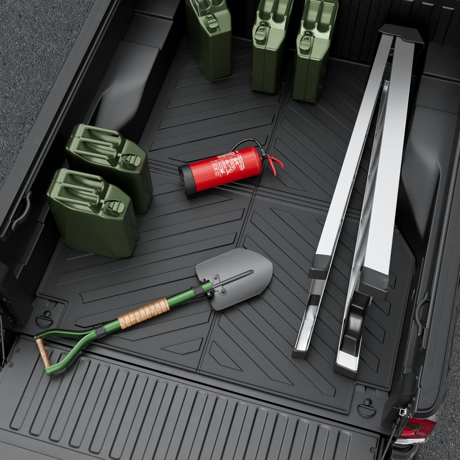 Durable All-Weather Truck Bed Mat for 2005-2023 Toyota Tacoma 5 Ft Short Bed | Heavy Duty Non-Slip Bed Liner Replacement | Perfect for Hauling, Camping & Off-Road Adventures