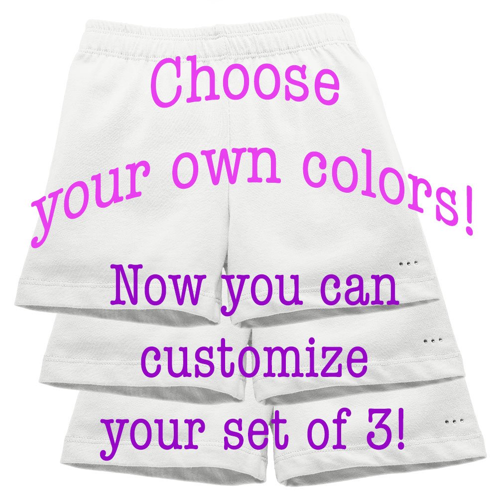 3 Pack Girls' Modesty Shorts for Under Dresses - Bike Riding, School Uniforms, Dance, Playground & Active Wear - Soft & Breathable Cotton Blend for All-Day Comfort