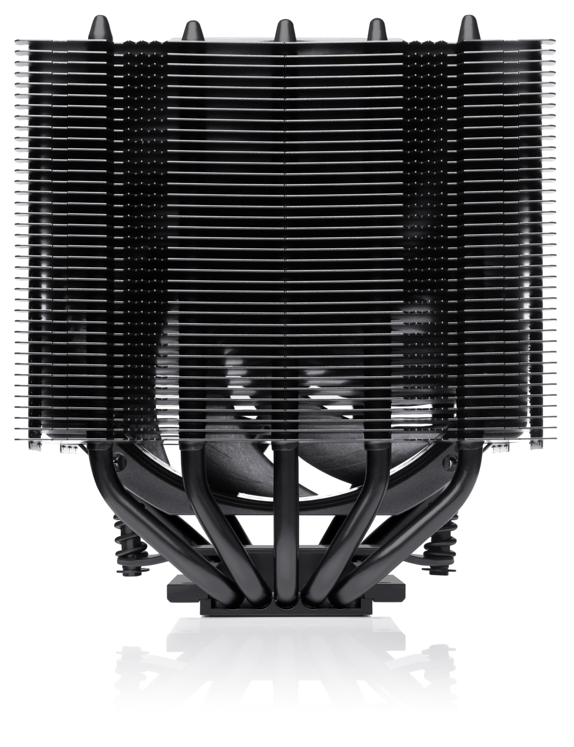 Noctua NH-D12L chromax.Black Low-Profile Dual-Tower CPU Cooler - 120mm Premium Black Heatsink for Quiet PC Cooling | Perfect for Gaming Rigs, Workstations & Compact Builds