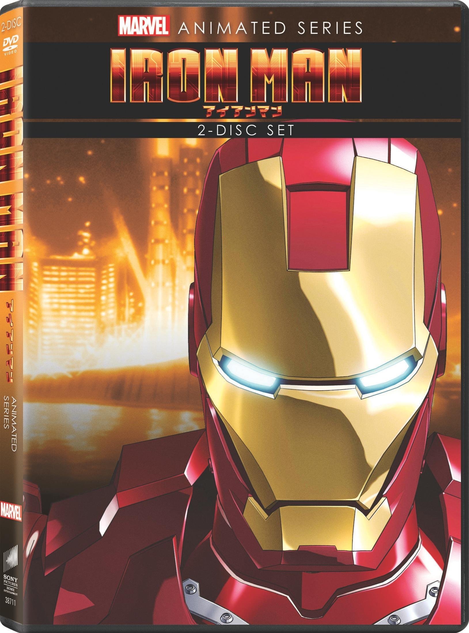 Iron Man Marvel Animated Series Action Figure - Collectible Superhero Toy for Kids & Adults - Perfect for Display, Play & Marvel Fans Collection