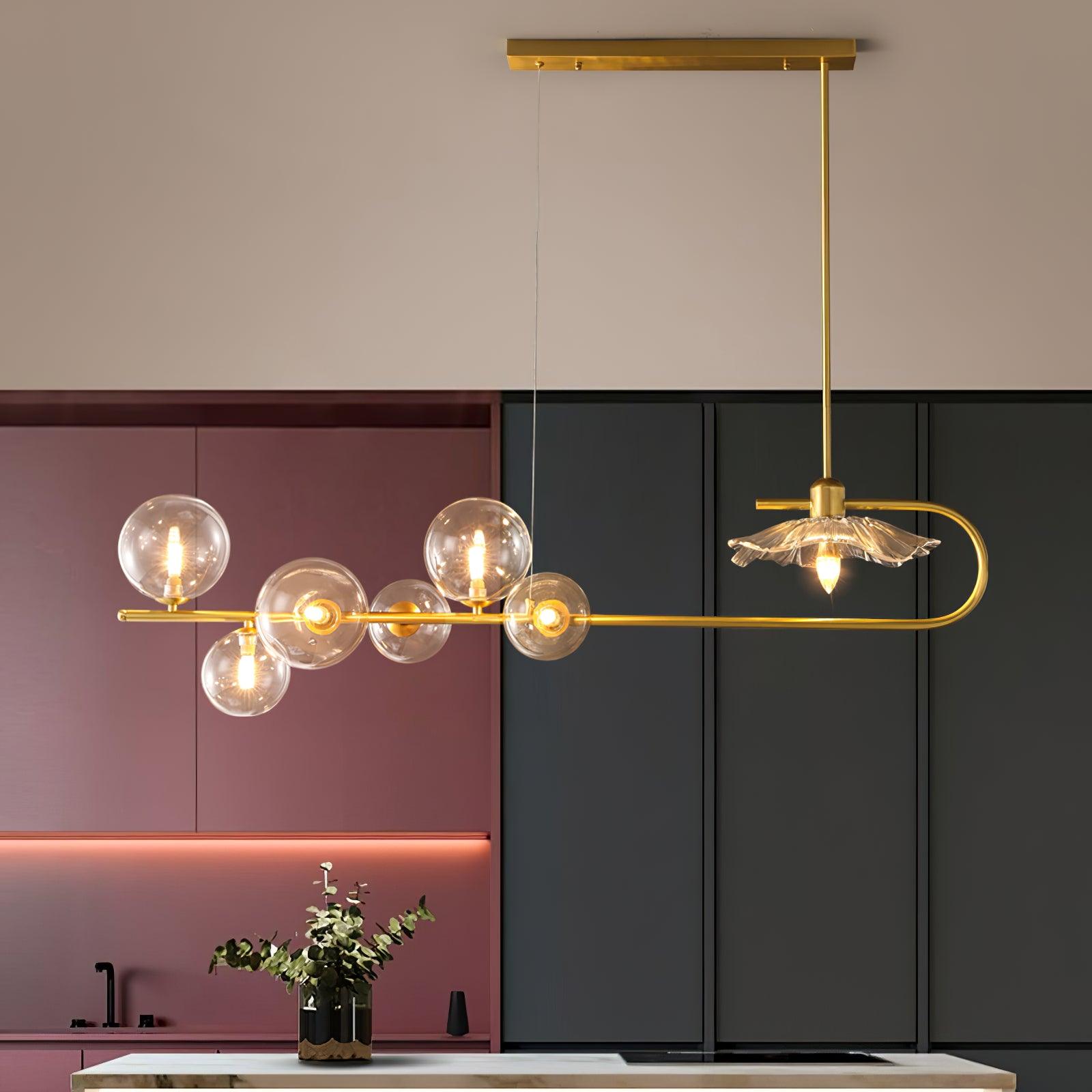Fulesi Crystal Chandelier - Elegant Modern Ceiling Light Fixture for Dining Room, Living Room, Bedroom | Dimmable LED Lighting for Home Decor & Wedding Events