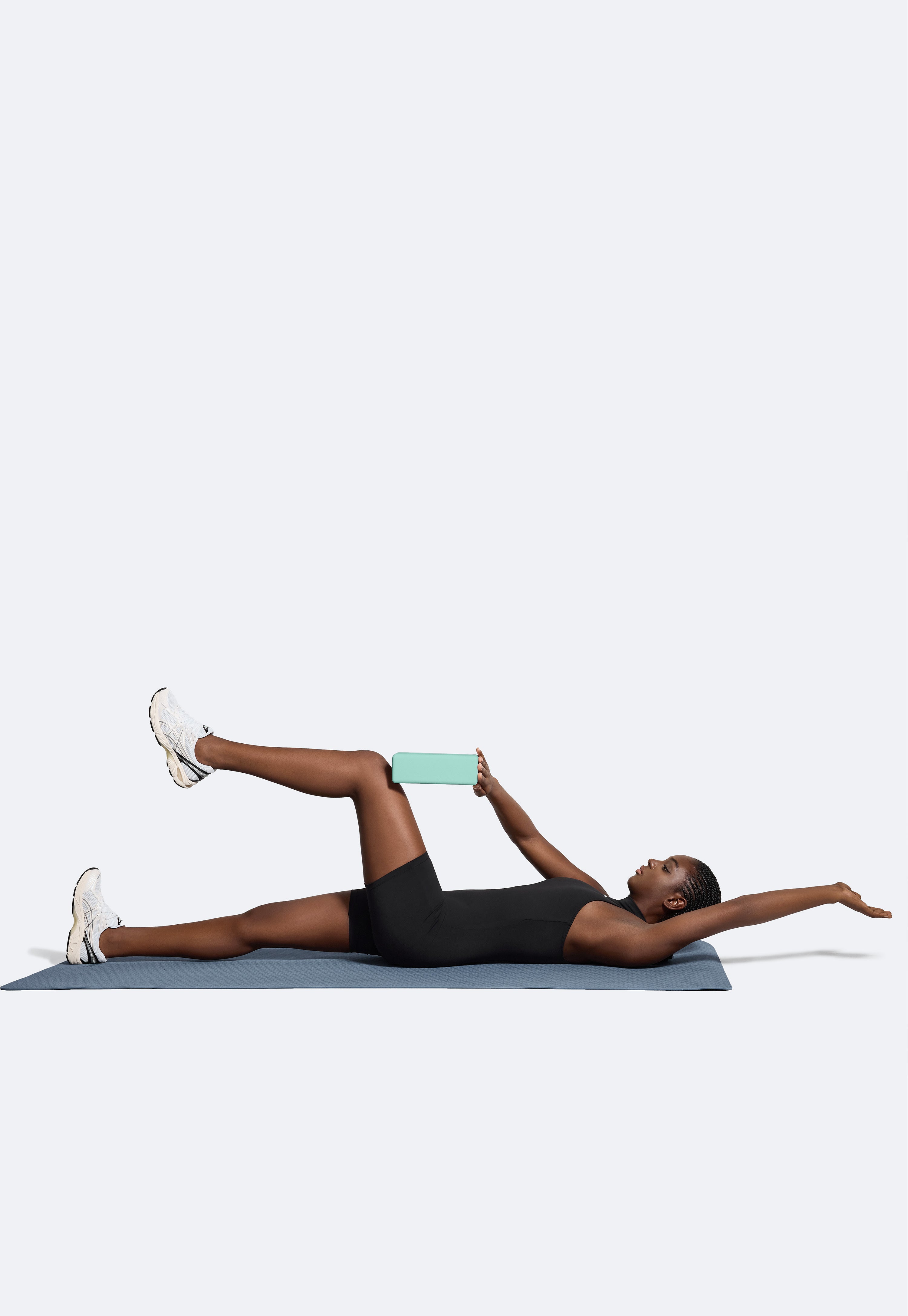 Premium Soft Yoga Block - Mint Green for Support & Balance - Ideal for Yoga, Pilates, Stretching & Meditation Exercises