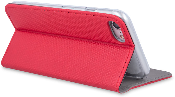 Apple iPhone SE 2 (2020) Wallet Case - Slim Protective Cover with Card Holder (Red) - Perfect for Everyday Use, Travel & Business