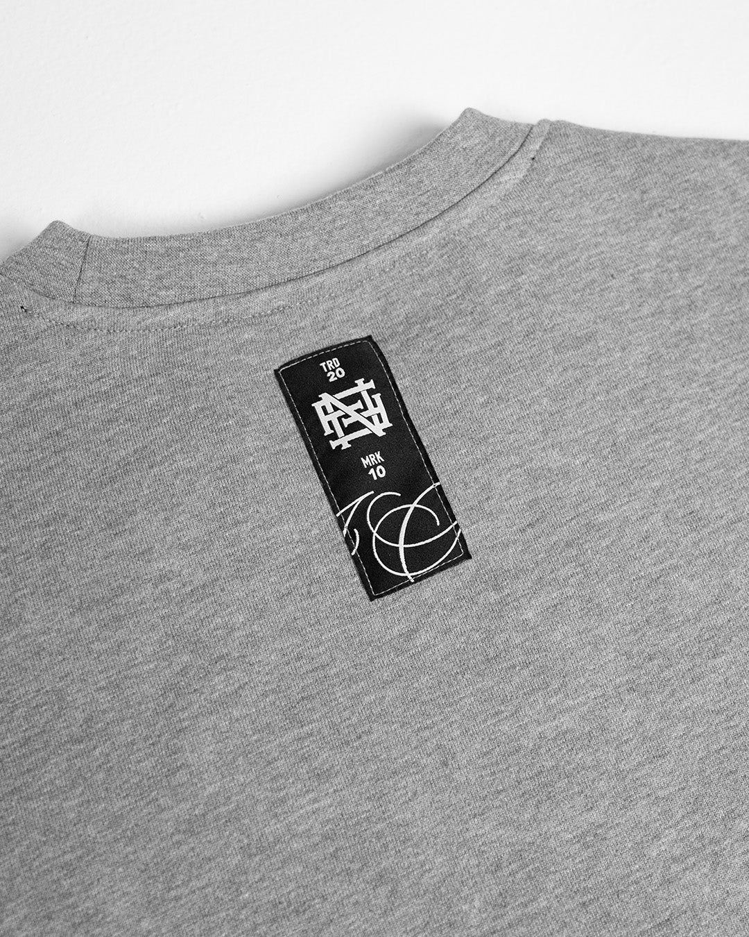 Women's Oversized Crop Crewneck Sweatshirt - Heather Grey | Casual Loungewear & Streetwear for Everyday Comfort
