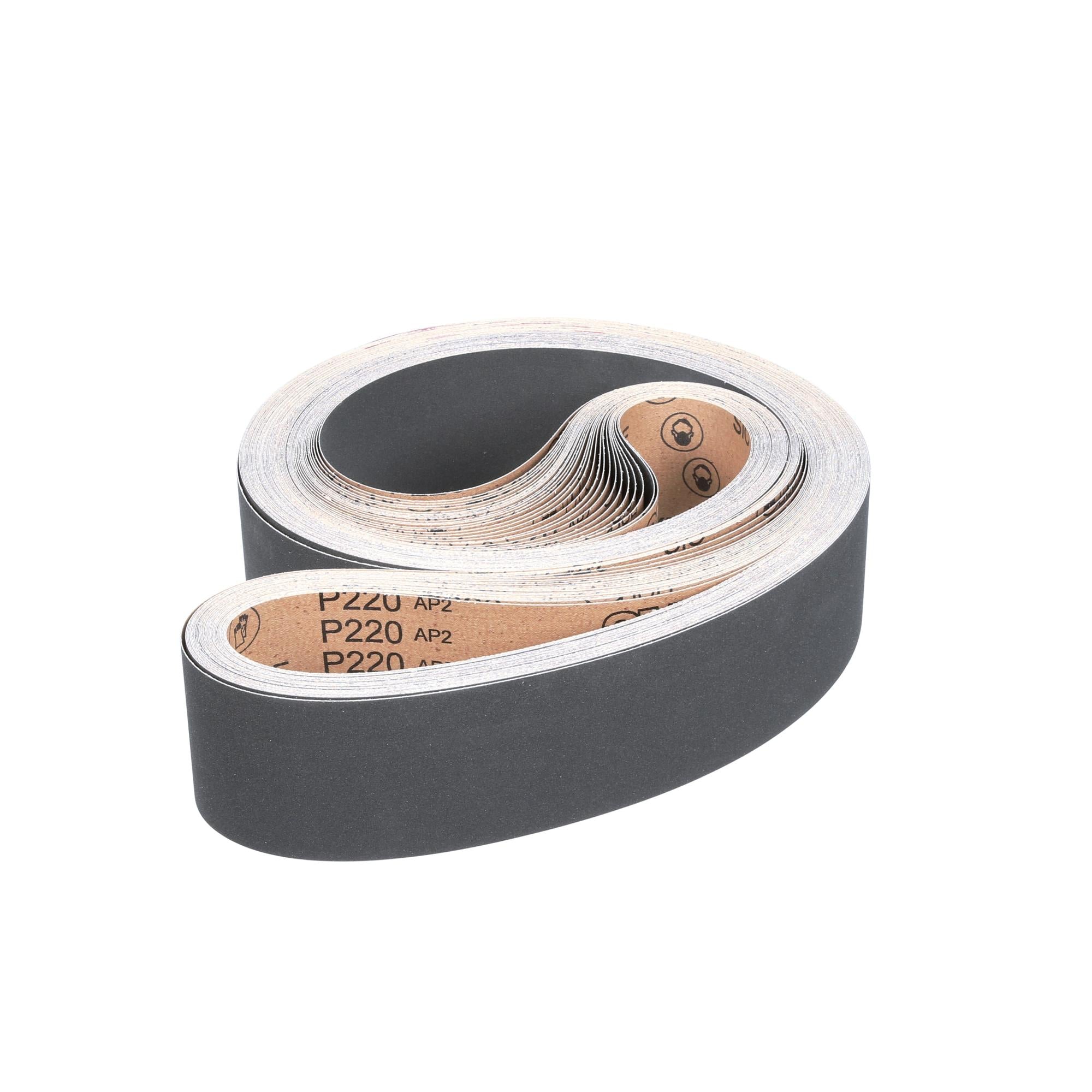 3M 461F Cloth Belt - P220 XF Grit, 4
