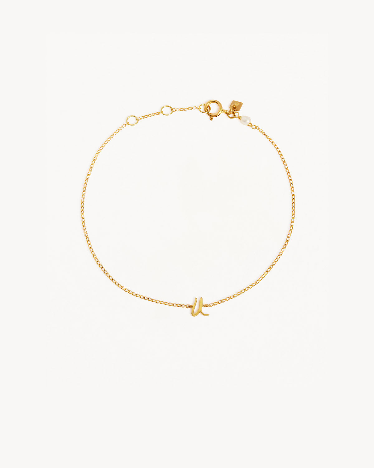14K Solid Gold Love Letter Bracelet - Dainty & Elegant Jewelry for Women, Perfect Gift for Anniversary, Valentine's Day & Special Occasions