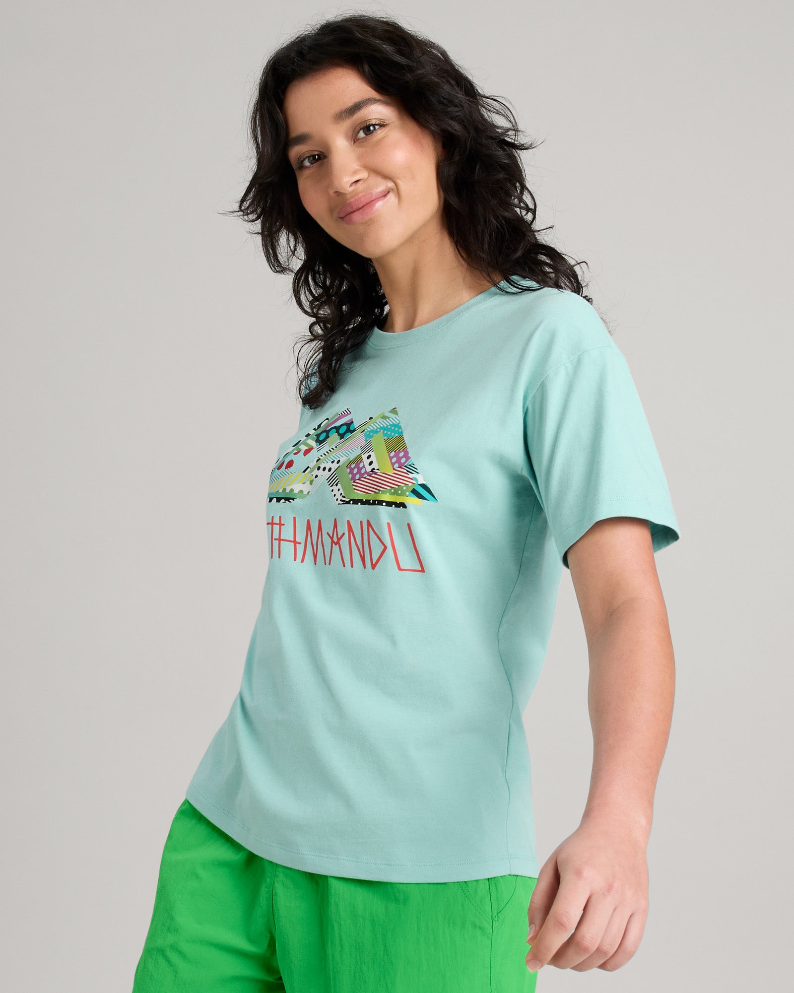 Jason Woodside Kathmandu Logo Women's T-Shirt - Stylish Casual Graphic Tee for Everyday Wear | Perfect for Streetwear, Travel & Summer Outfits