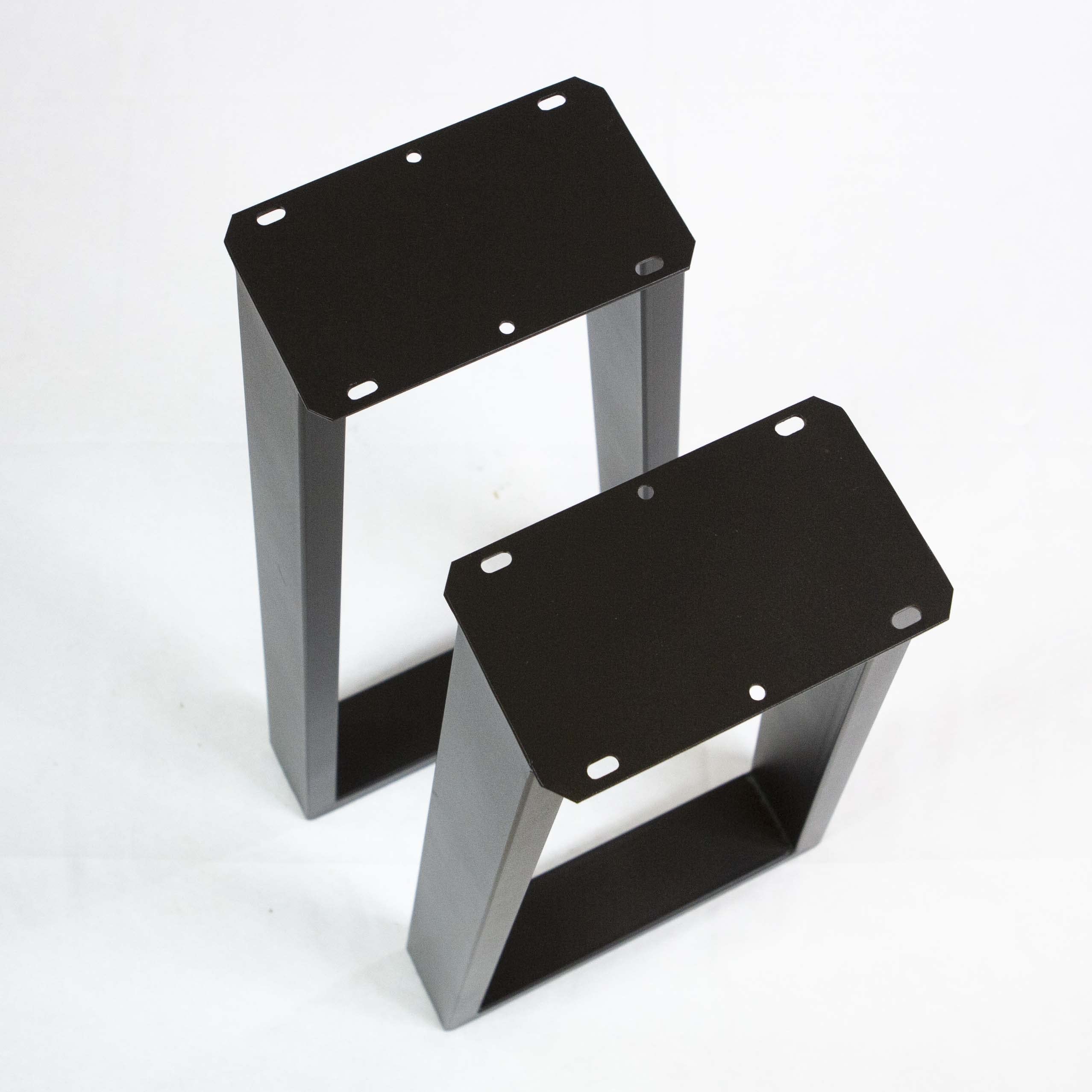 Trapezoid Console Table Legs - 1 Pair Set for Modern Furniture, DIY Home Decor & Living Room Upgrade