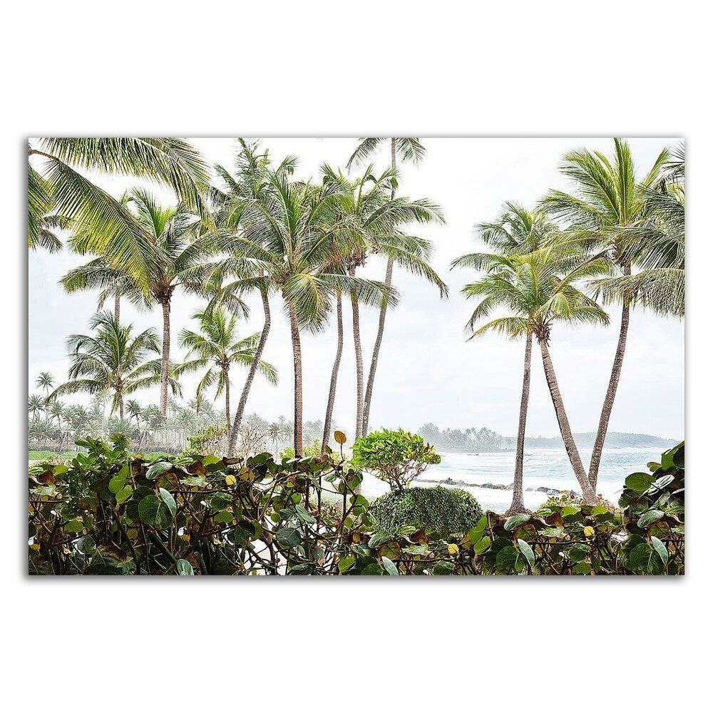 After the Dorado Rain by Golie Miamee - Premium Canvas Wall Art Print - Ready to Hang - Modern Home & Office Decor for Living Room, Bedroom or Gallery