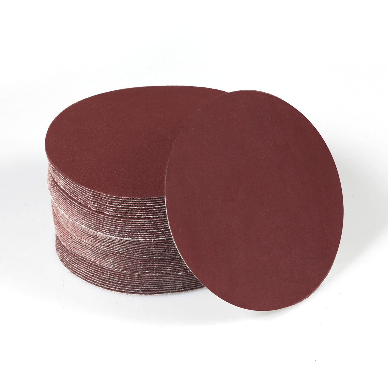 SPEEDWOX 50-Pack 4 Inch 1500 Grit Hook & Loop Sanding Discs for Drill, Grinder & Rotary Tools - No Hole - Perfect for Woodworking, Metal Polishing & DIY Projects