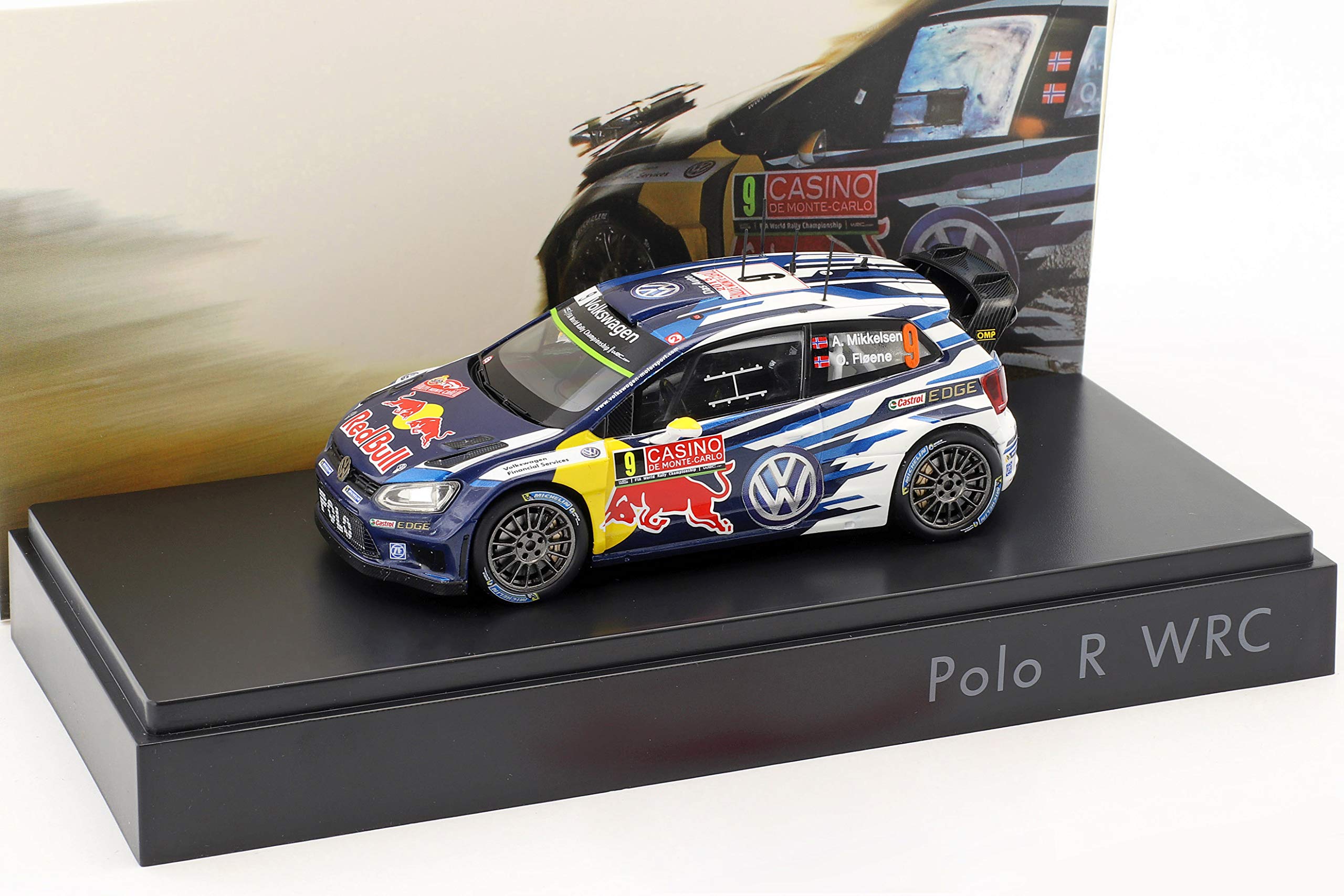 Volkswagen Polo R WRC 1:32 Scale Diecast Model Toy Car - 6C1099300C | Collectible Racing Vehicle for Display, Gifts & Car Enthusiasts