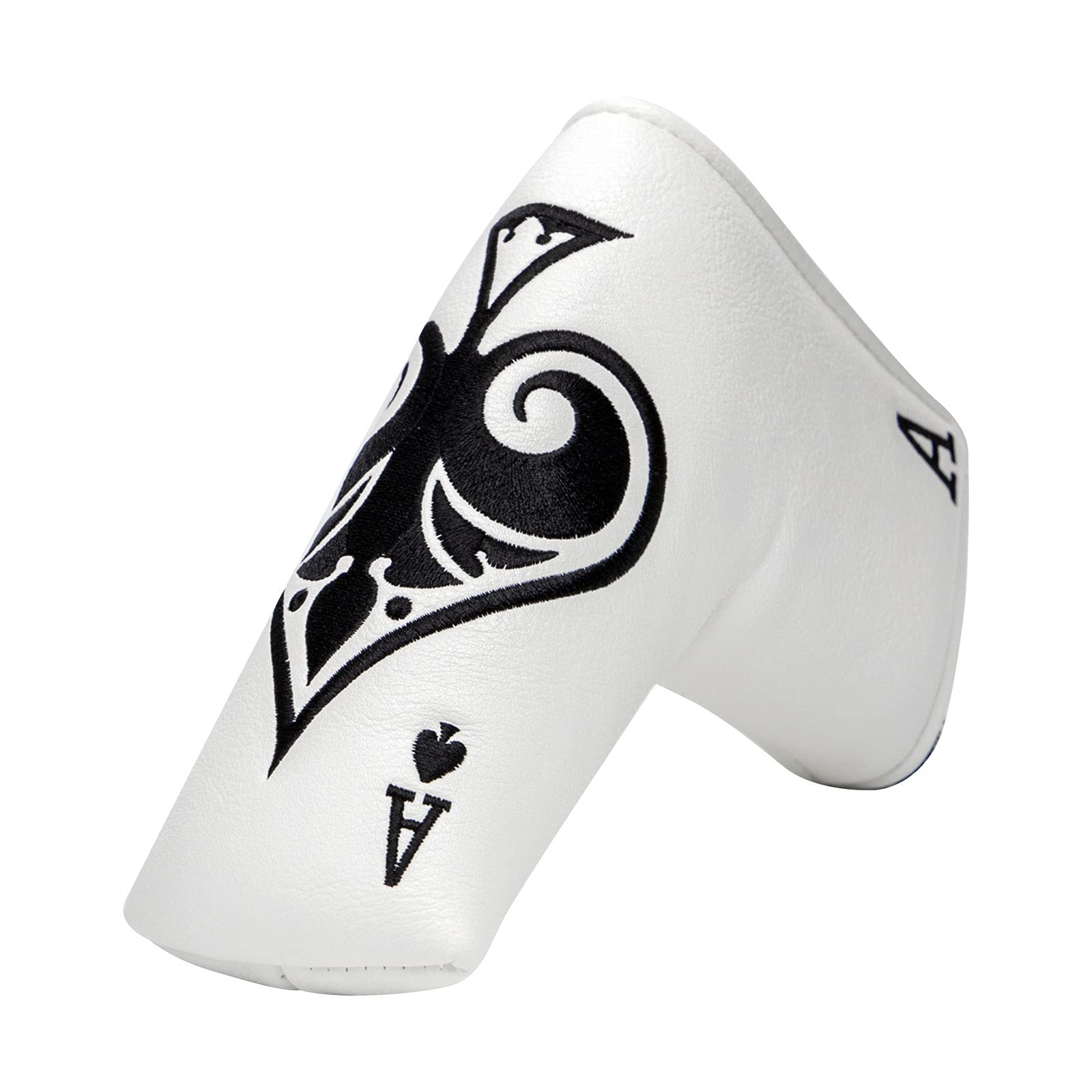 Waterproof PU Golf Putter Head Cover - Blade Protector with Embroidery for Standard Putters | Durable Club Protection for Rainy Days & Course Play