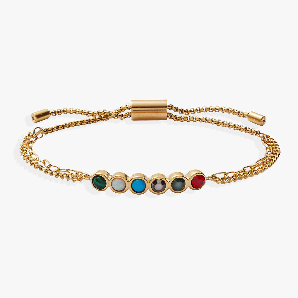 Hidden Message 'Mother' Acrostic Bolo Bracelet - Unique Personalized Jewelry Gift for Mom, Birthday, Mother's Day - Perfect for Special Occasions & Everyday Wear