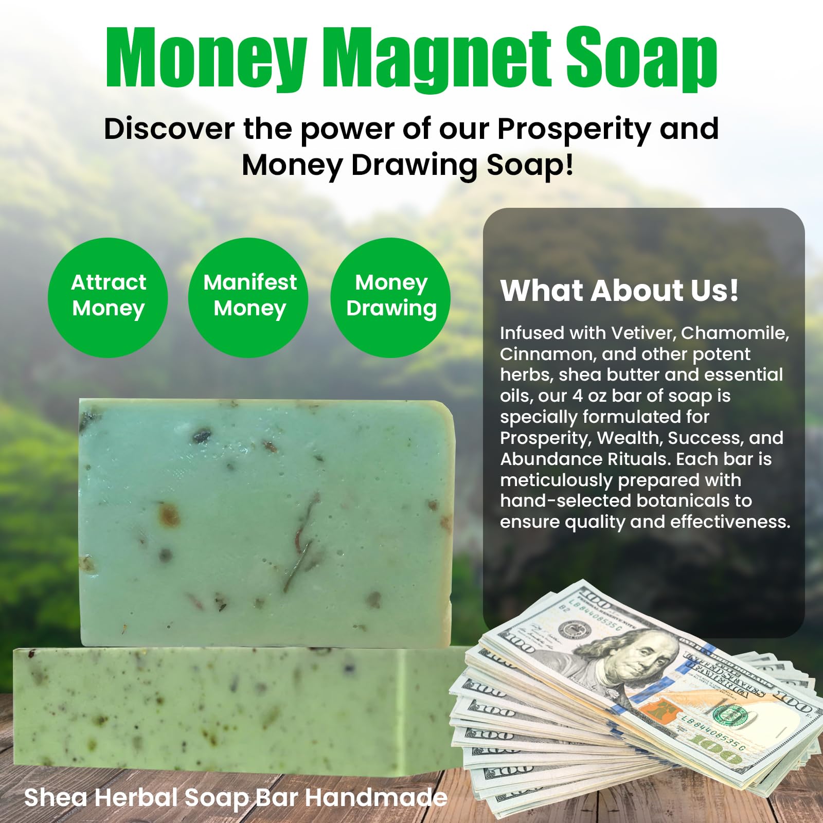 Good Fortune Soap - Natural Handmade Soap for Luck & Prosperity | Perfect for Gifts, Home Decor & Feng Shui Blessings