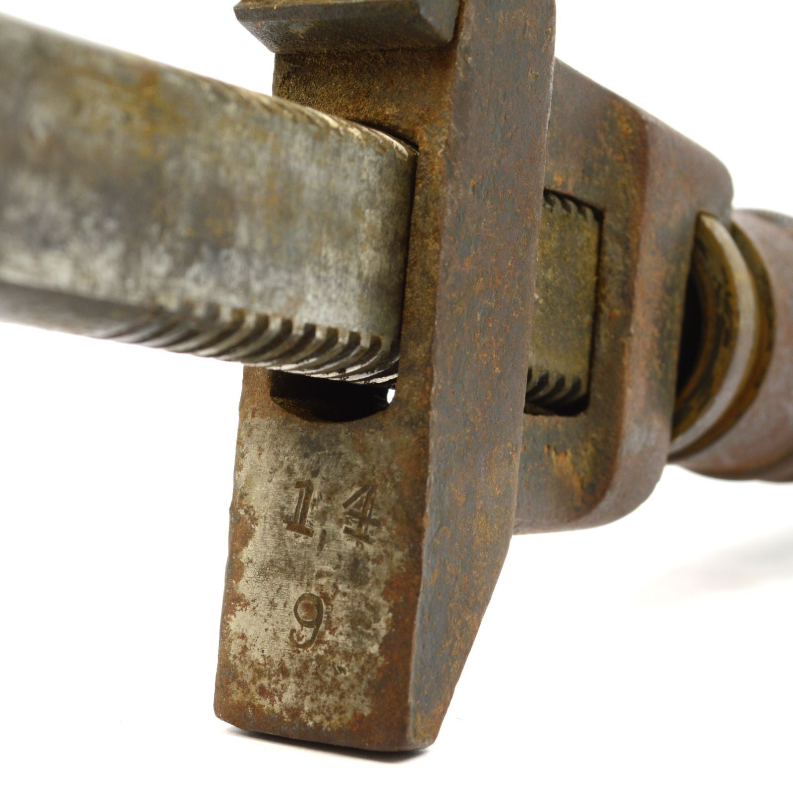 Vintage Bemis & Call H&T Antique Combination Monkey Pipe Wrench - 11 Inch Double Jaw Adjustable Tool (2.5 lbs) for Plumbing, Mechanical Repairs & DIY Projects