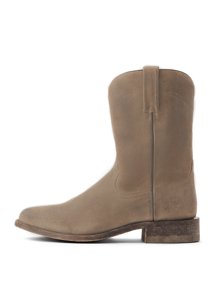 Ariat Men's Downtown Western Boot - Burned Grey Roughout Leather for Cowboy & Country Style | Perfect for Rodeo, Line Dancing & Outdoor Adventures