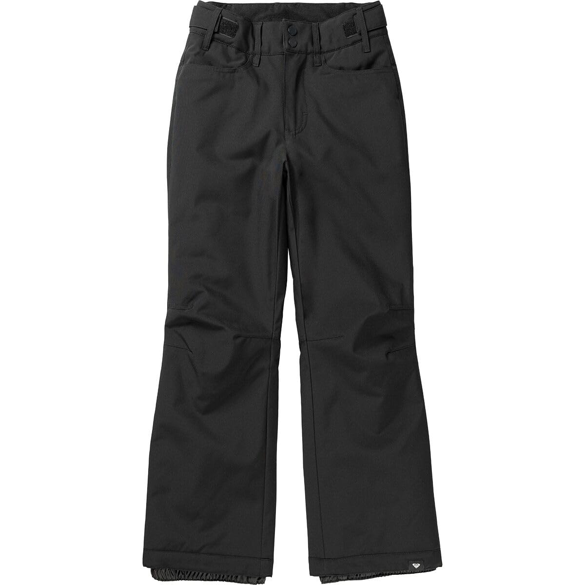 Roxy Backyard Insulated Snowboard Pants for Girls - Waterproof Winter Snow Pants, Black/Black, Large - Perfect for Skiing, Snowboarding & Cold Weather Outdoor Activities
