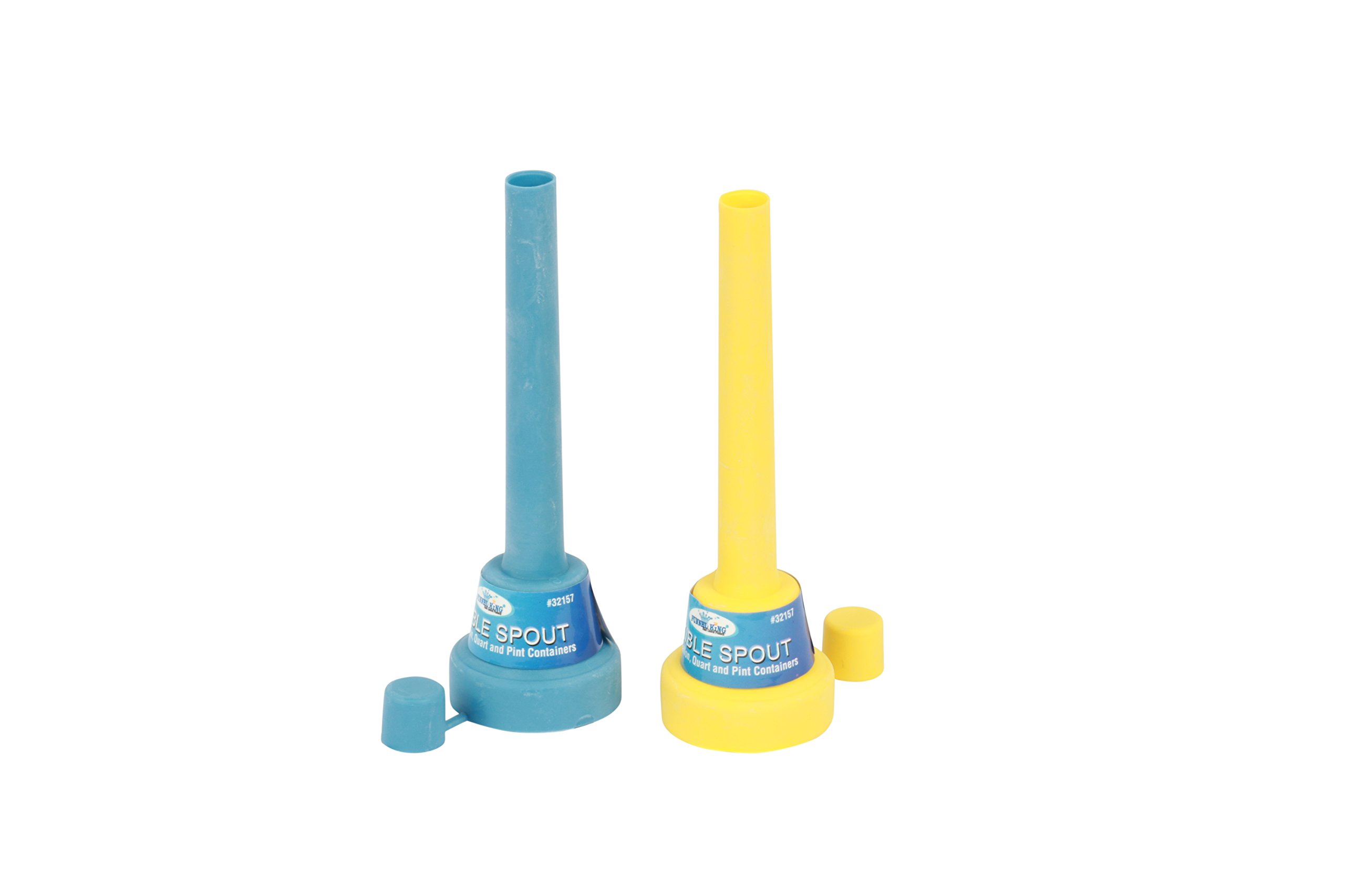 Funnel King 32850 10-Piece Funnel Set - Multi-Size Plastic Funnels for Automotive, Garage & Workshop Use - Essential for Oil Changes, Fluid Transfers & DIY Projects