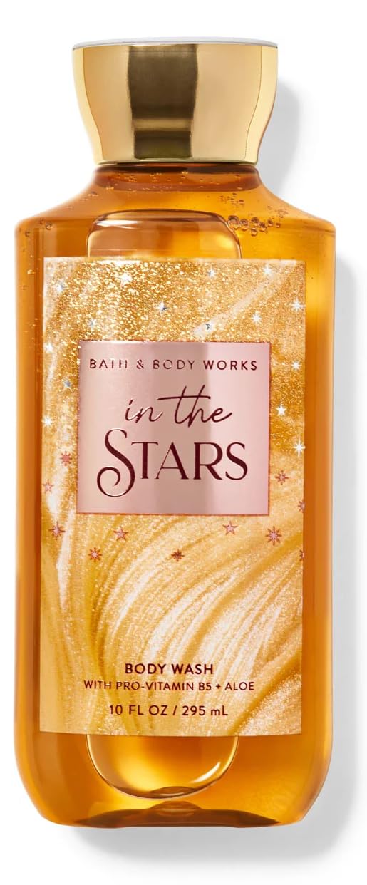 Bath & Body Works In the Stars Gift Set - Full Size Fragrance Mist, Body Wash, Body Cream & Lotion | Romantic Date Night, Self-Care Pampering, Birthday Gift for Her