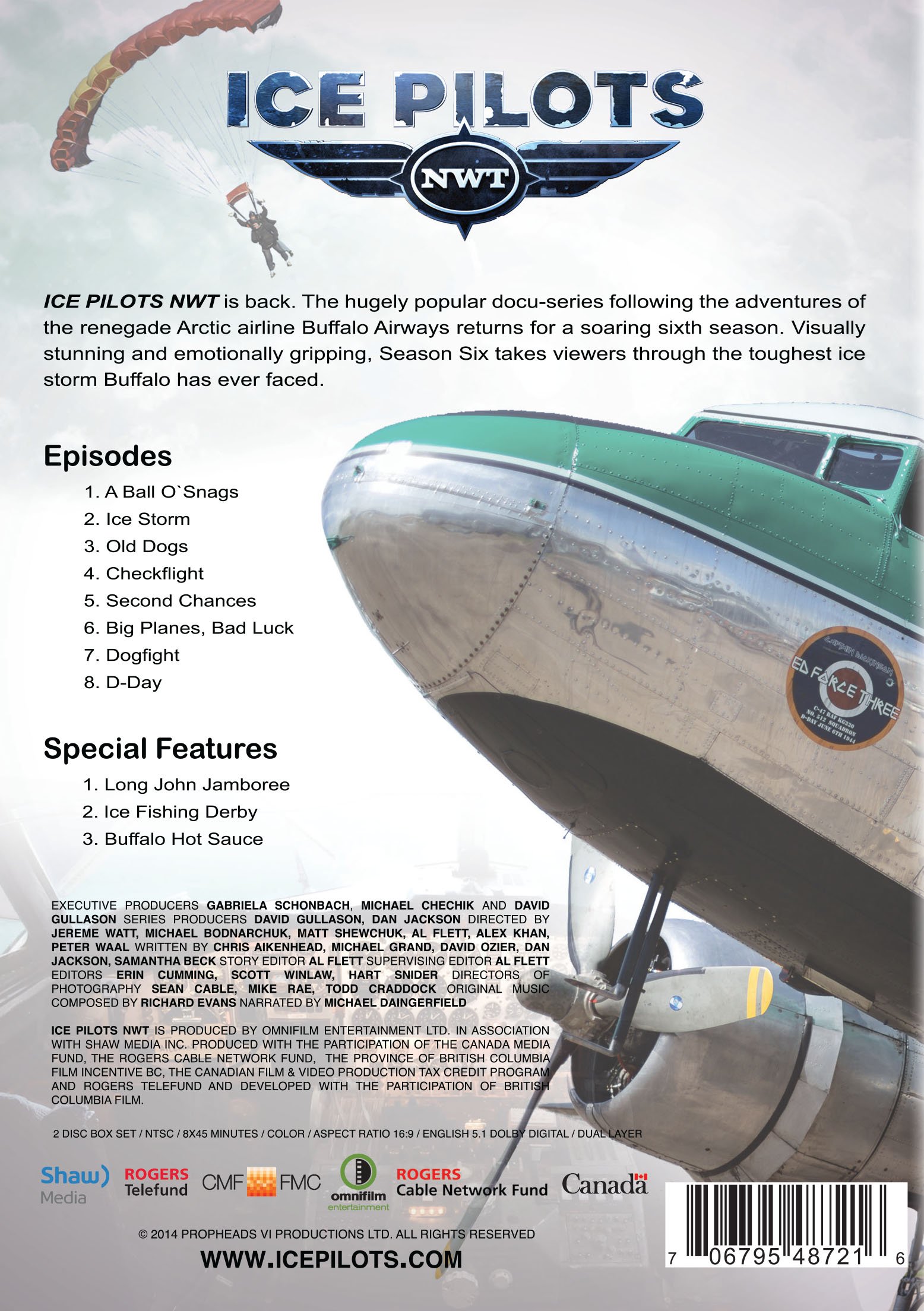 Ice Pilots NWT - Season 6 DVD | Aviation Reality TV Series | Perfect for Aviation Enthusiasts & Documentary Lovers