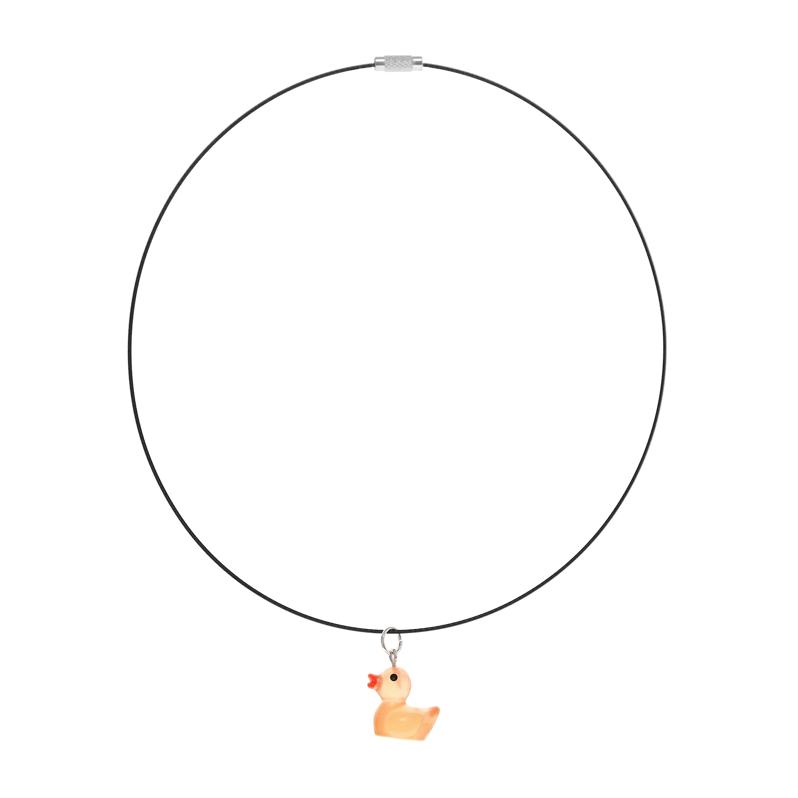 Women's Best Friend Rubber Duck Necklace - Cute Girly Ducky Jewelry Gift for Birthday, Programming & Debugging Enthusiasts, Perfect for Everyday Wear and Tech-Themed Occasions