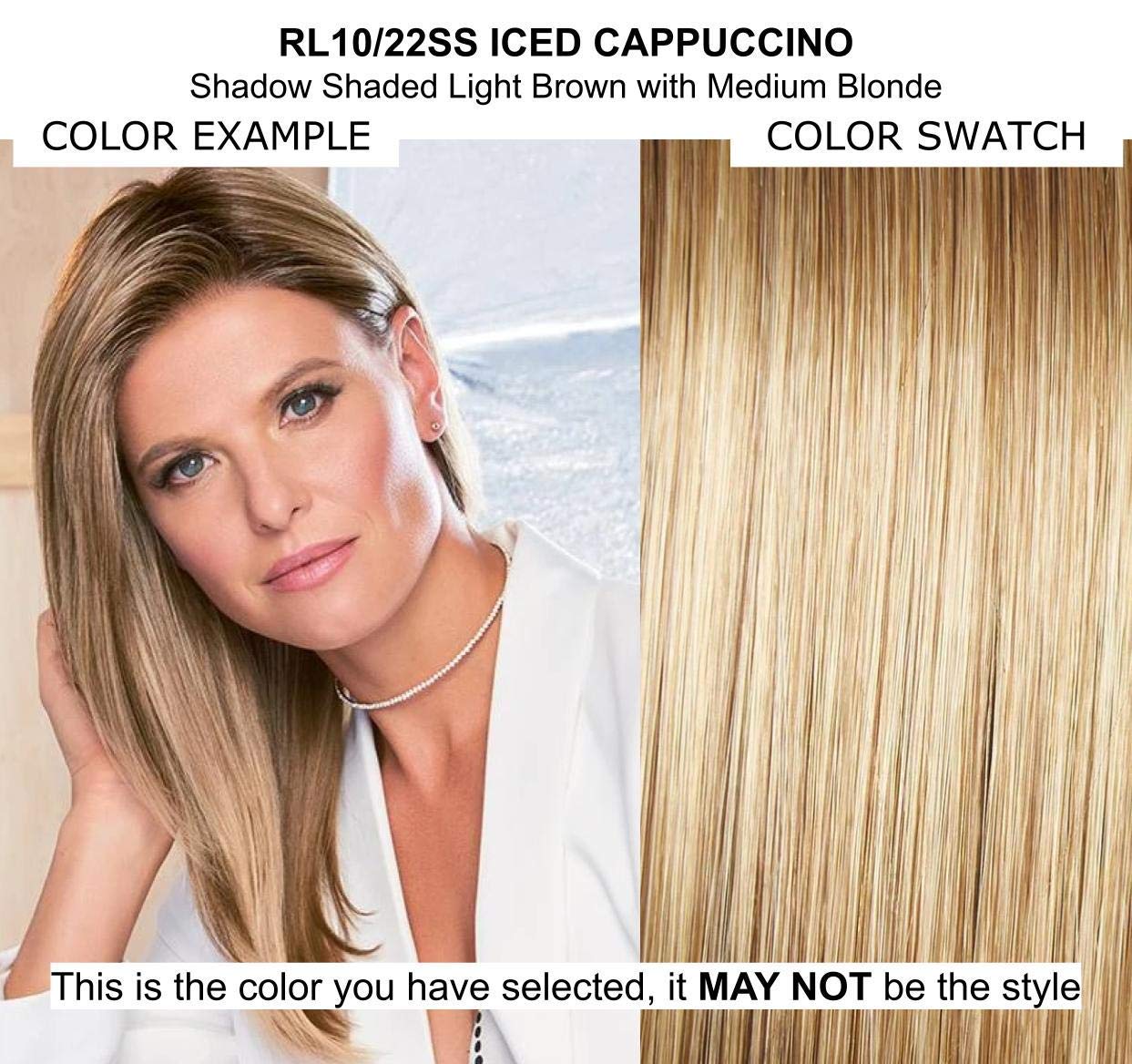 Raquel Welch Sparkle Wig - Short Textured Layers Synthetic Hair in Shaded Iced Cappuccino | 3