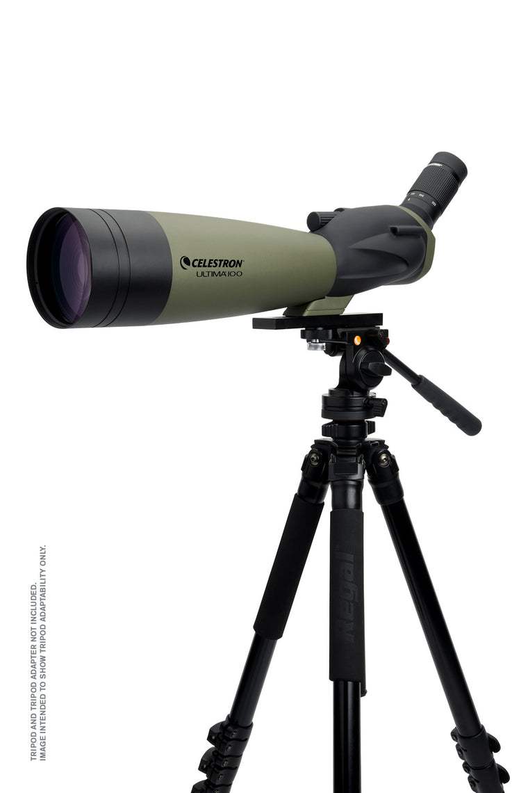 Celestron Ultima 22 66X100mm Angled Zoom Spotting Scope - High Power Bird Watching & Hunting Telescope for Long Range Viewing | Perfect for Wildlife Observation, Target Shooting & Outdoor Adventures
