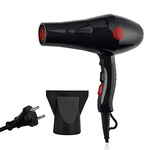 Professional Hair Dryer with Hot & Cold Settings - Thin Styling Nozzle & Diffuser for Women & Men | Fast Blow Dry for Salon-Quality Results at Home | Perfect for Daily Styling, Travel & Salon Use