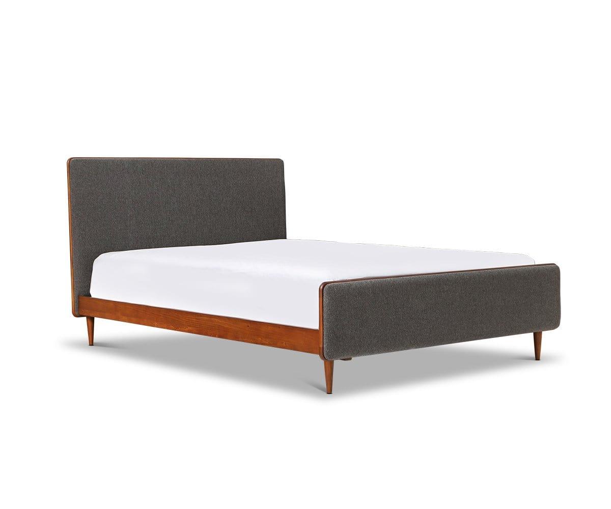Holfred Queen Size Bed Frame with Storage, Modern Platform Bed with Headboard, Sturdy Metal Slats - Perfect for Small Spaces, Apartments & Guest Rooms