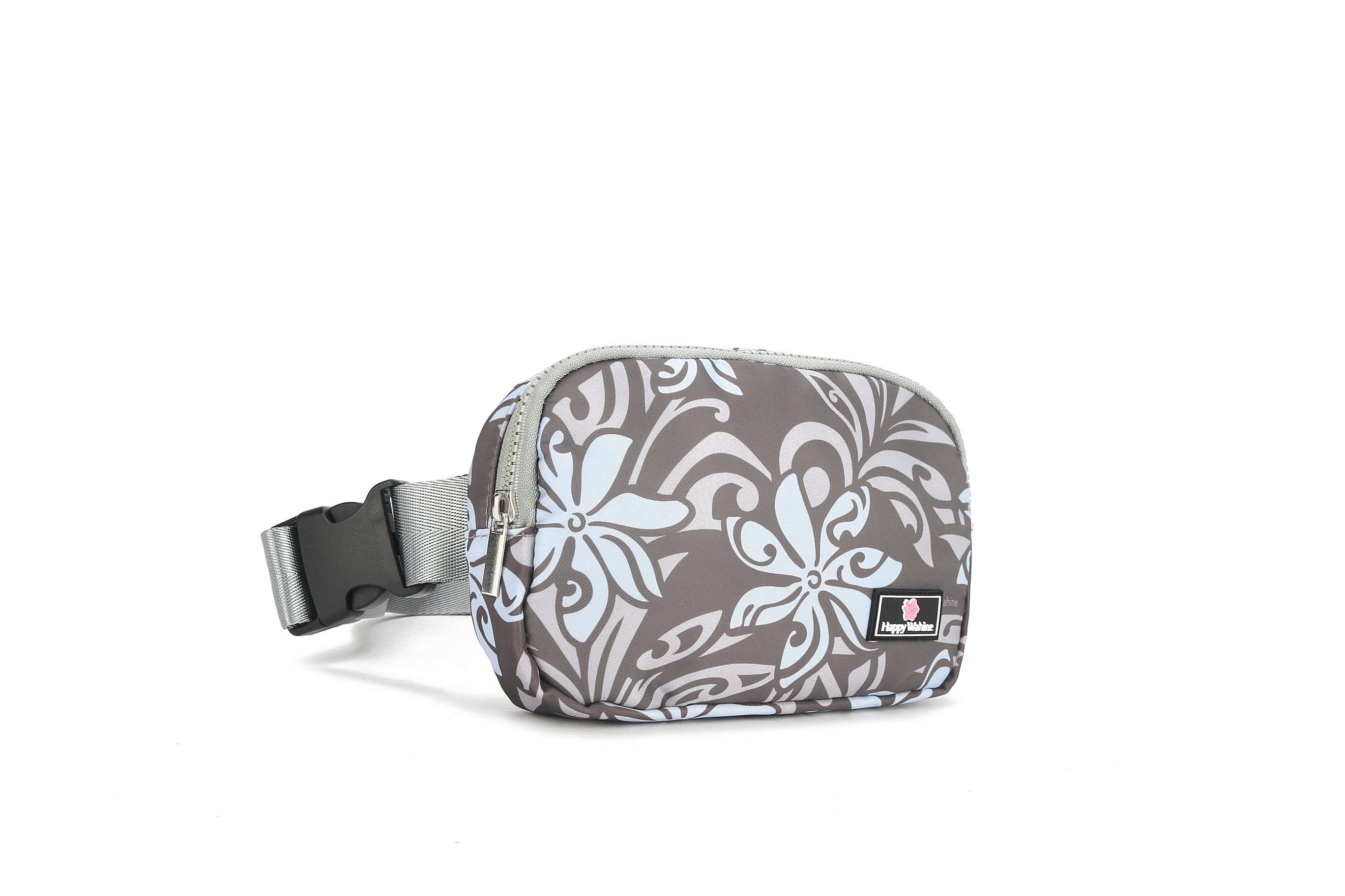 Jenna Tiare Infinity Grey Belt Bag - Stylish & Functional Waist Pack for Travel, Running, Hiking & Everyday Use