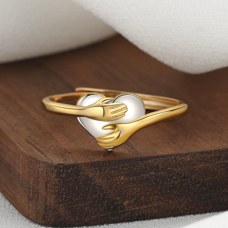 Romantic Heart Shaped Ring for Women - Elegant Valentine's Day Gift for Her - Perfect for Anniversaries, Proposals & Couple Jewelry