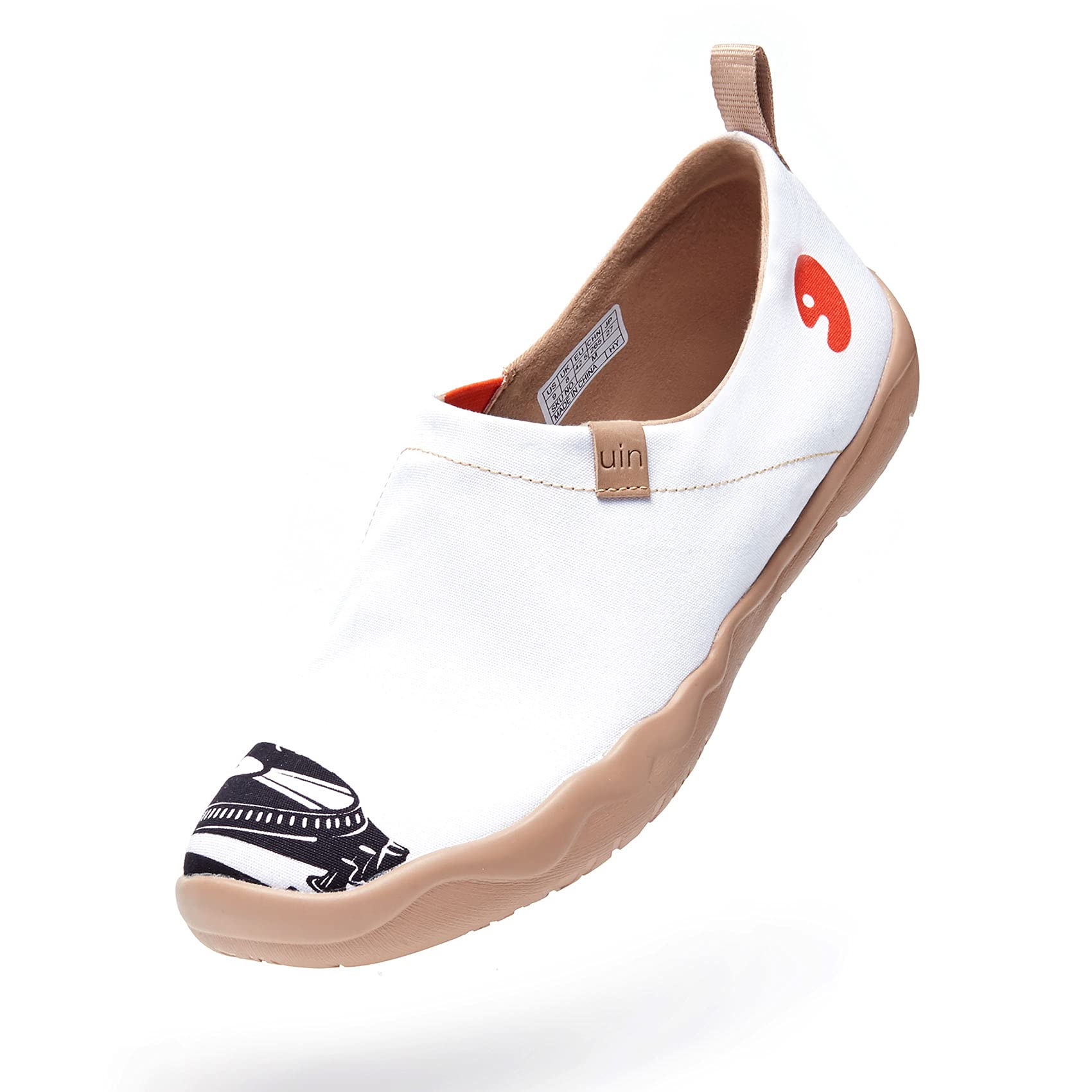UIN Men's Stylish Art Design Slip-On Loafers - Lightweight Comfortable Travel Shoes for Walking, Casual Outfits & Fashion Sneakers | Perfect for Daily Wear, Work, and Outdoor Adventures