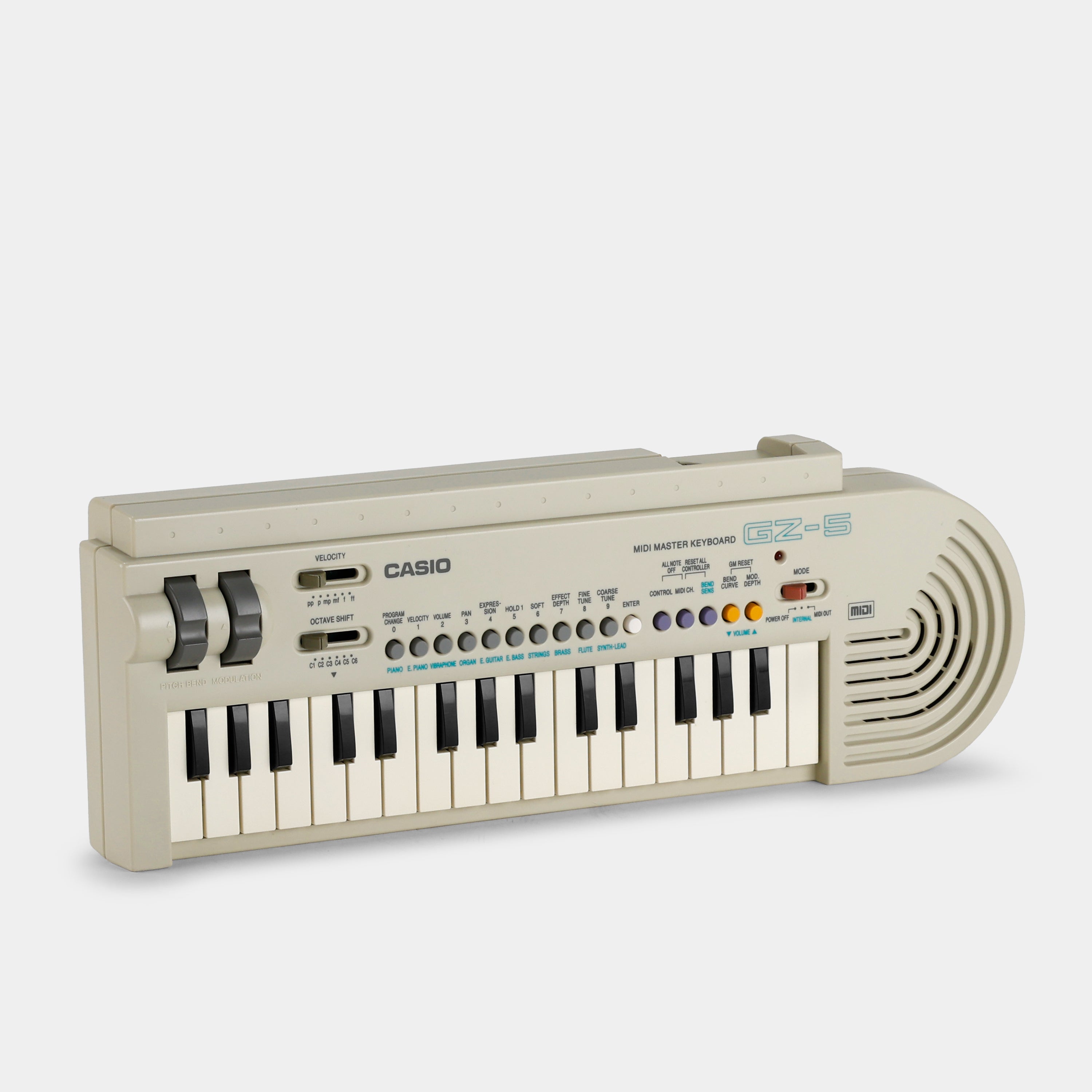 Casio GZ-5 MIDI Master Synthesizer Keyboard - 61-Key Professional Digital Piano with USB Connectivity for Music Production & Live Performance | Perfect for Home Studio, Stage Shows & Electronic Music Creation
