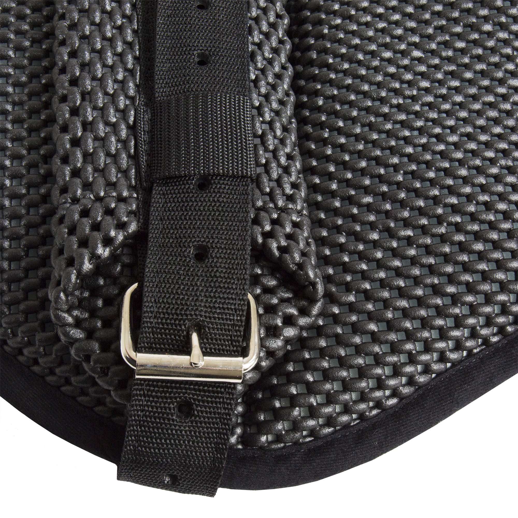 Best Western Bareback Saddle Pad for Horses - Contoured Poly-Cotton Blend, Breathable & Non-Slip Girth with Water Bottle Holder - Perfect for Trail Riding, Training & Equestrian Sports
