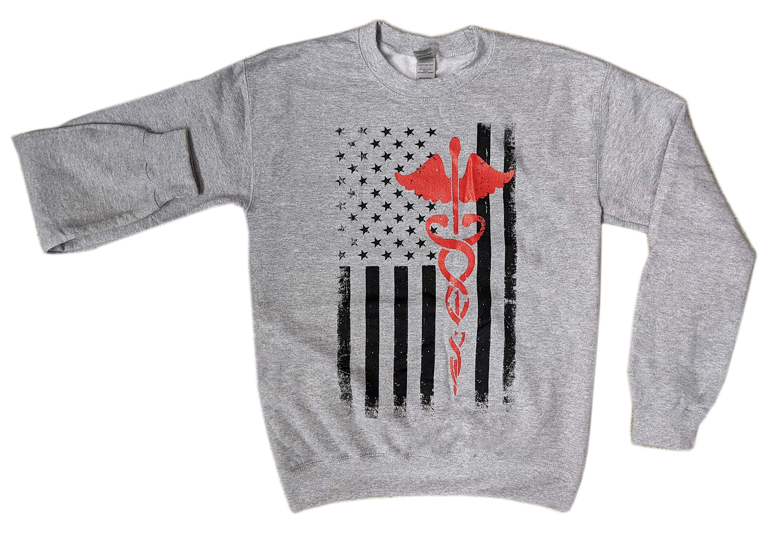 A Hero's Comfort: The Story Behind the USA Flag Crewneck Sweatshirt