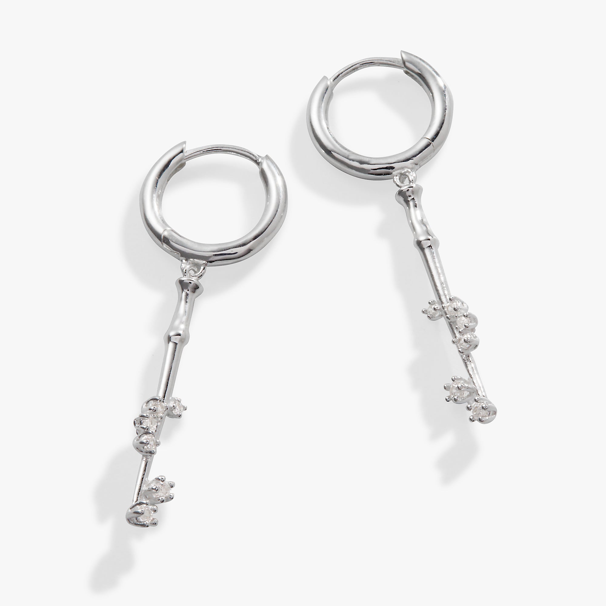 Harry Potter™ Wand Hoop Earrings - Magical Jewelry for Fans, Halloween Costume & Cosplay Accessories - Perfect Gift for Potterheads