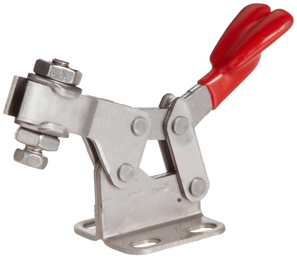 DE-STA-CO 206-HSS Horizontal Handle Hold Down Action Clamp - Heavy Duty Workholding Tool for Metalworking, Woodworking & CNC Machining - Perfect for Securing Workpieces in Manufacturing & DIY Projects