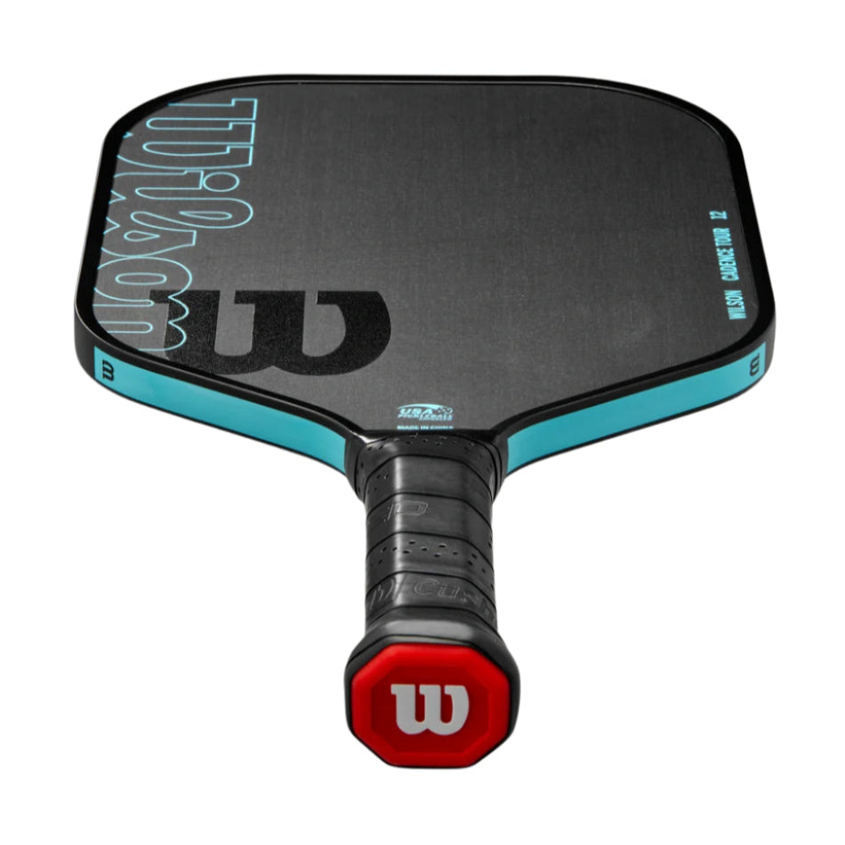 Wilson Cadence Tour 12 Pickleball Paddle - Premium Carbon Fiber Face with Cushion Grip - Perfect for Competitive Play & Recreational Games