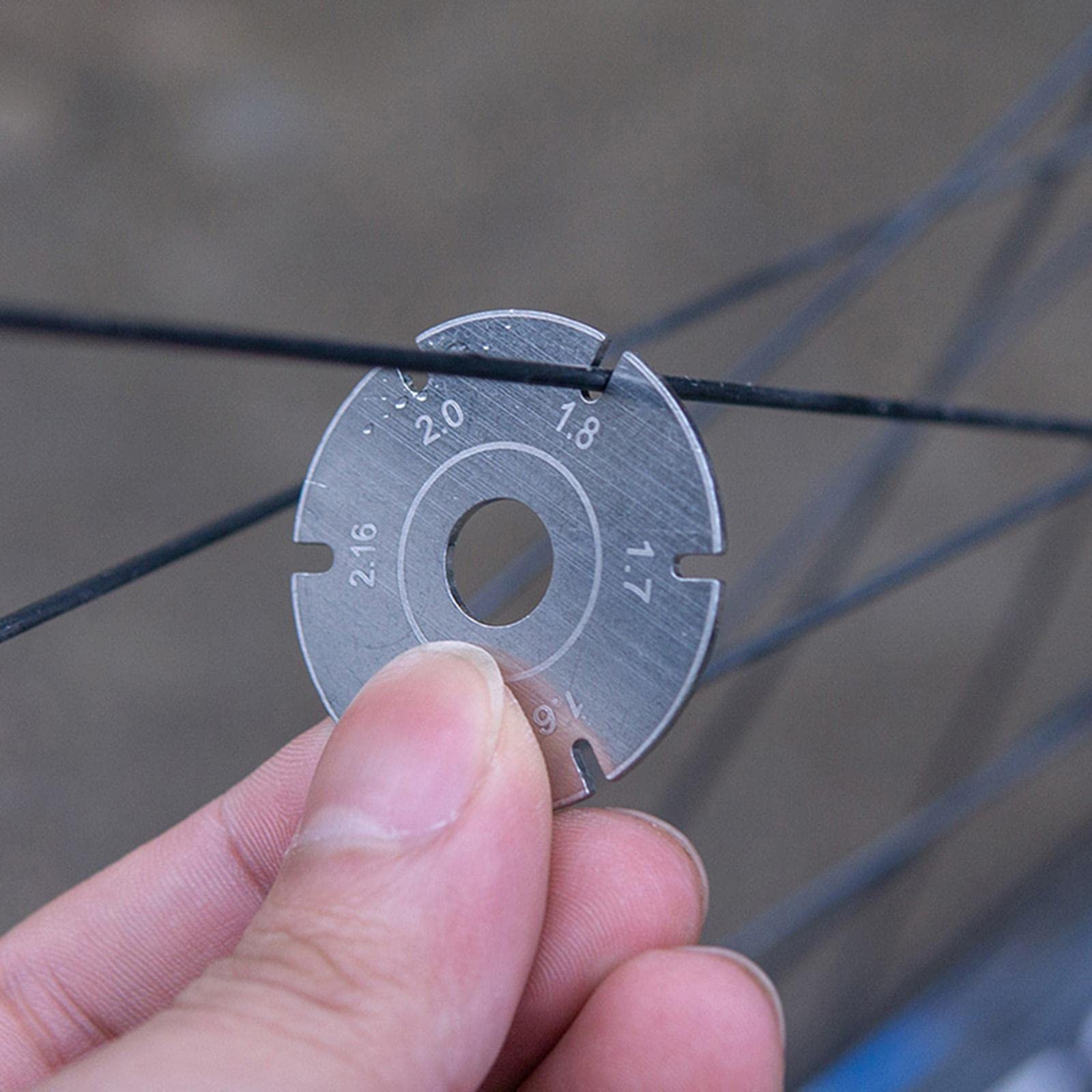 B Baosity Bicycle Spoke Tension Meter - Professional Mountain & Road Bike Wheel Spoke Tension Measuring & Adjustment Tool for Accurate Rim Alignment - Perfect for Cycling Maintenance, Wheel Truing & DIY Bike Repair