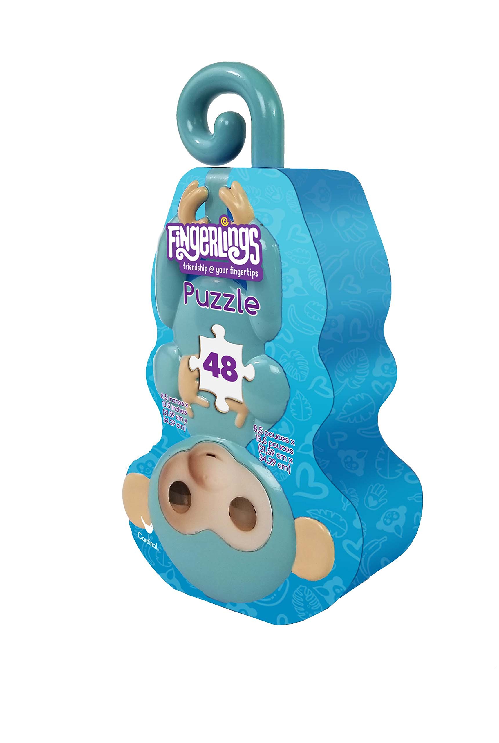 Spin Master Games Fingerlings Monkey Tin Puzzle - Fun Interactive Brain Teaser for Kids & Adults | Perfect for Family Game Night, Travel & Party Activities