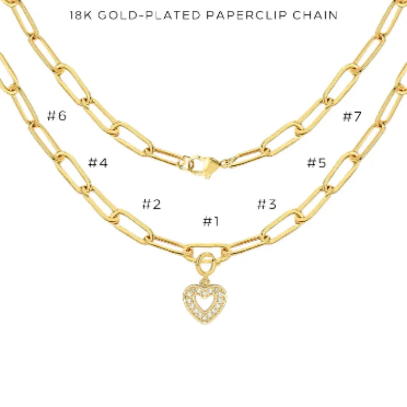 Charm Necklace with Assorted Charms - Elegant Layering Jewelry for Women | Perfect for Everyday Wear, Gifts & Special Occasions