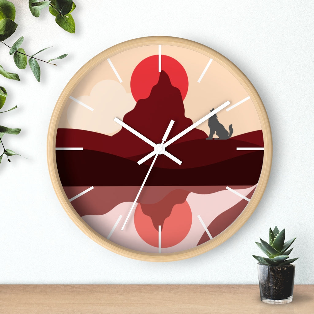 Stylish Southwest Midwest Wall Clock - Rustic Decor for Living Room, Kitchen & Office - Perfect for Home & Office Decor