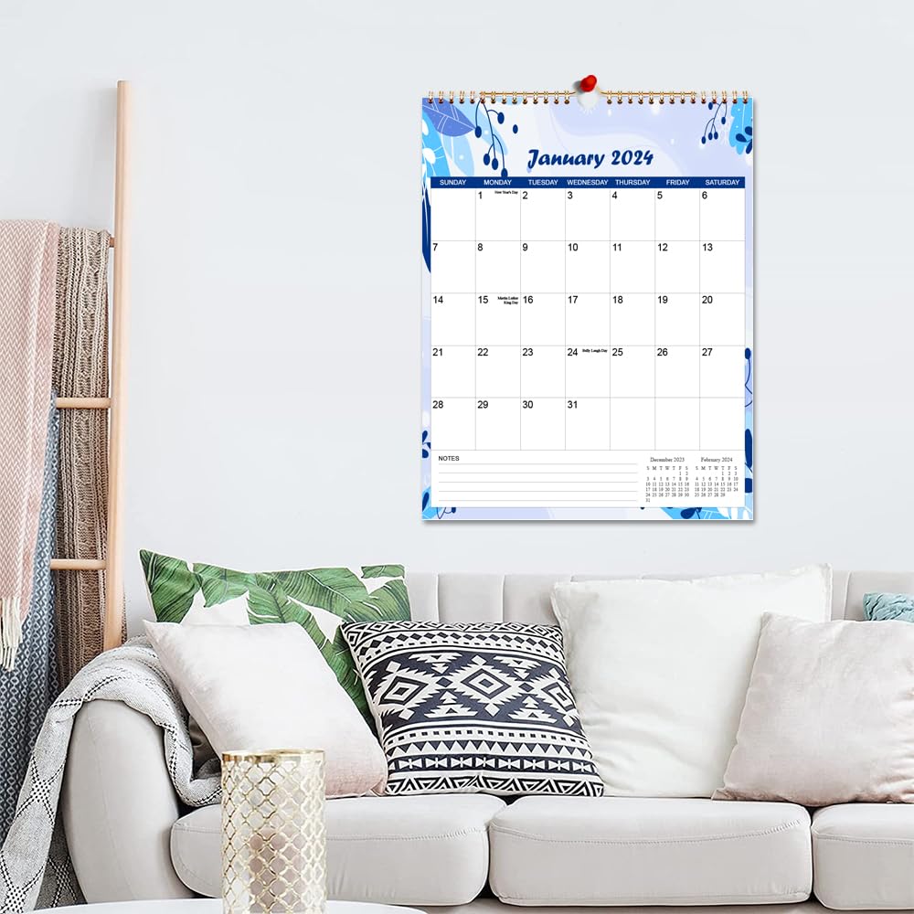 2024-2025 Wall Calendar | 14-Month Planner from May 2024 to June 2025 | Seasonal Designs for Home & Office Organization | 11.5