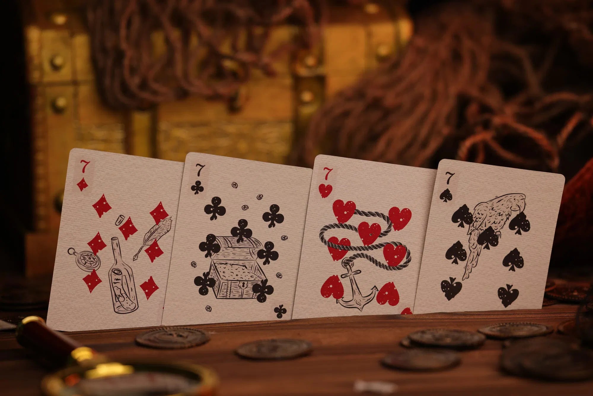 Blackbeard Playing Cards - Pearl Edition | Premium Pirate-Themed Deck for Poker, Magic Tricks & Collectors | Perfect for Game Nights, Gifts & Cardistry