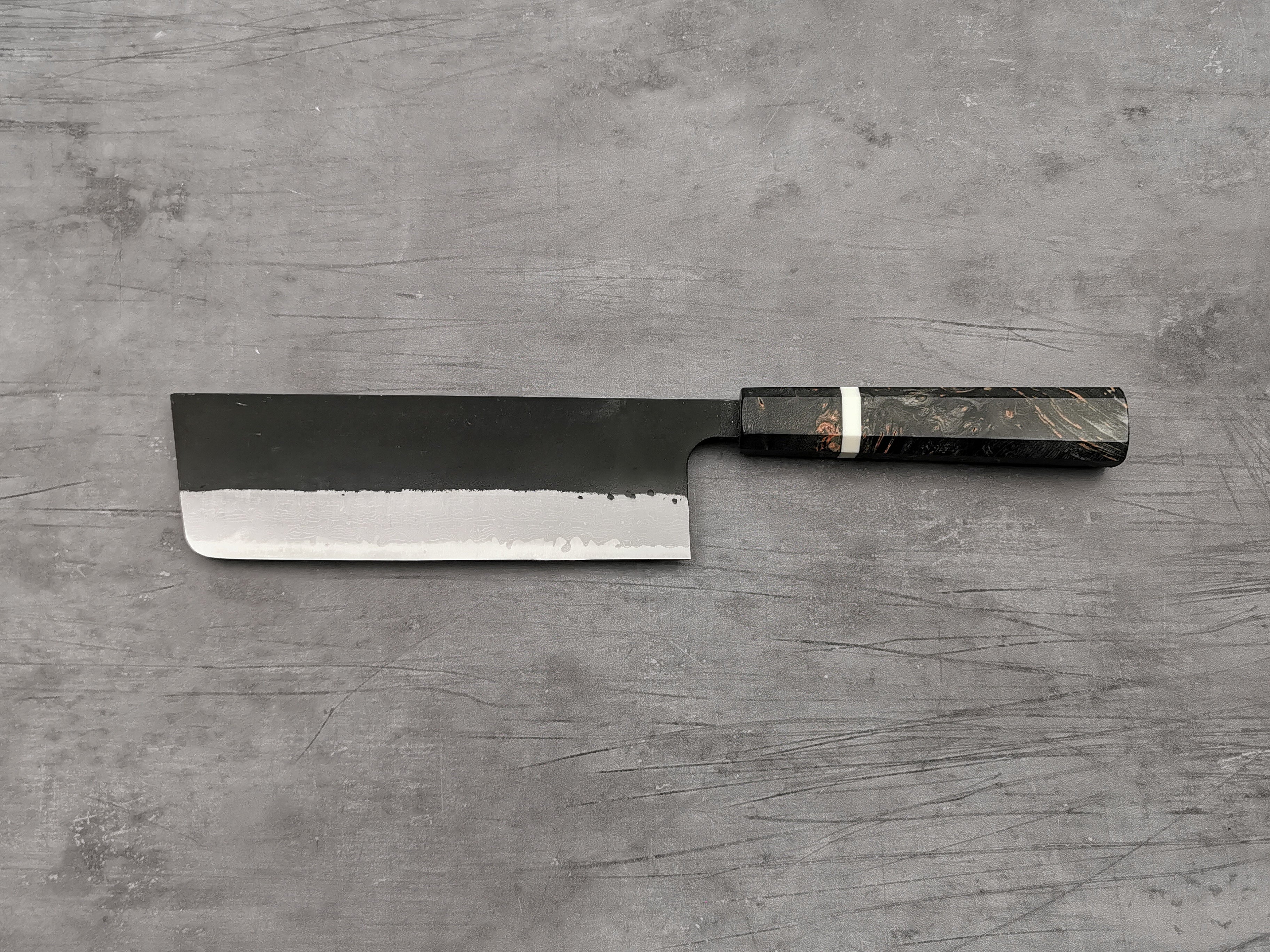 Hatsukokoro Shinkiro Nakiri Knife - Japanese Vegetable Cleaver for Professional Chefs & Home Cooking - Perfect for Slicing, Dicing & Chopping Vegetables