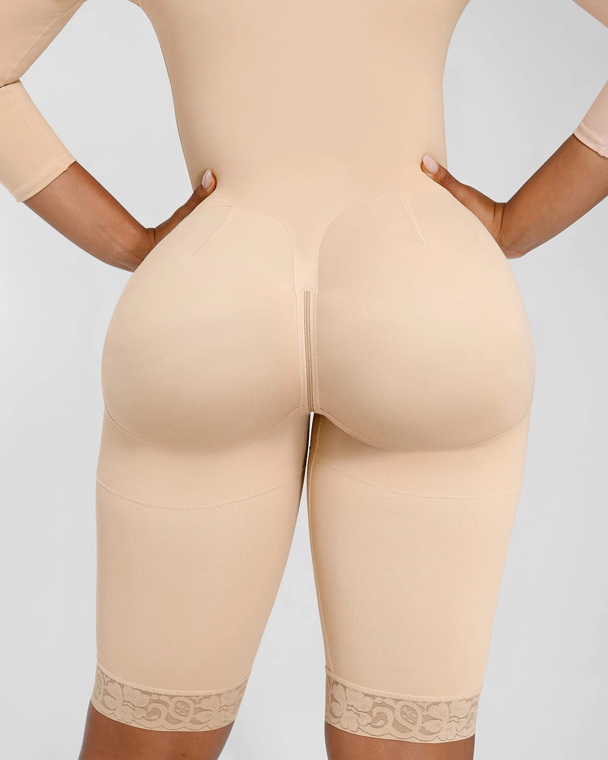 AirSlim® Open Bust Butt Lifting Bodysuit - Shapewear for Women, Tummy Control & Booty Enhancement | Perfect for Dresses, Jeans & Special Occasions
